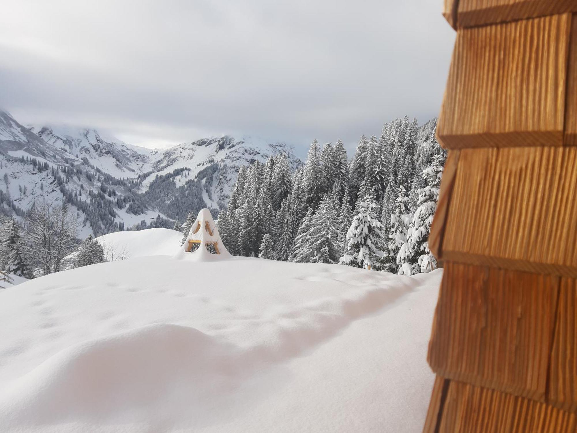 Вилла Berghof Ferienhaus Шрёккен Экстерьер фото